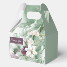 Watercolor Rose, Lily, Magnolia