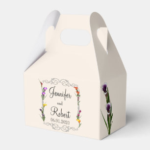 Ballotins Western Calla Lily Posh boîte de mariage Favor
