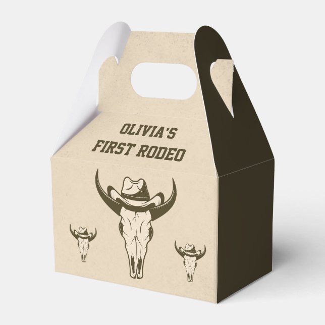 Ballotins Western Cowboy Ballotin de fête d'anniversaire (Verso)