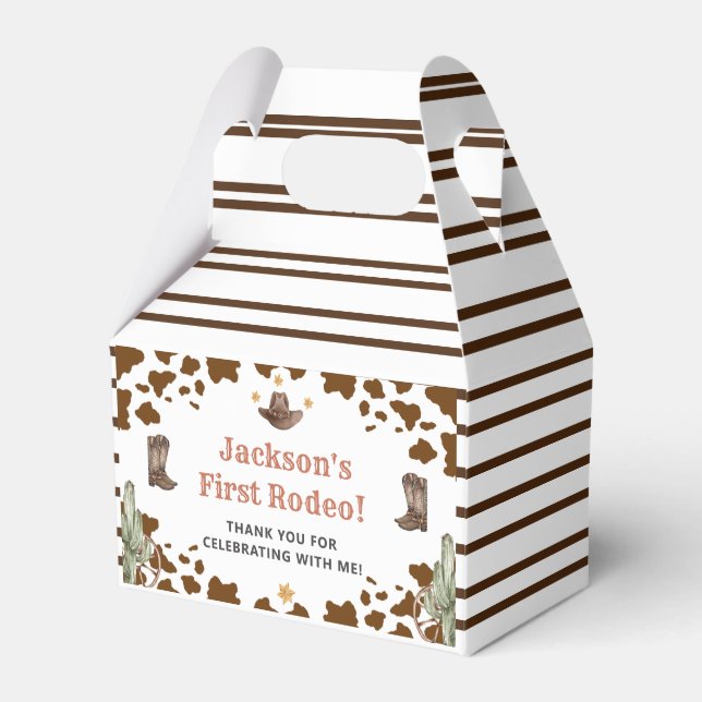 Ballotins Western Cowboy fête d'anniversaire (Verso)