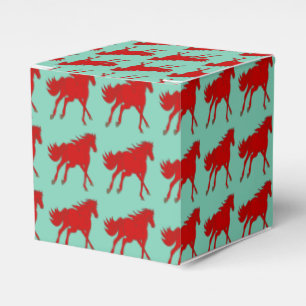 Ballotins Western Party Favoriser Ou Cadeaux Chevaux Rouges
