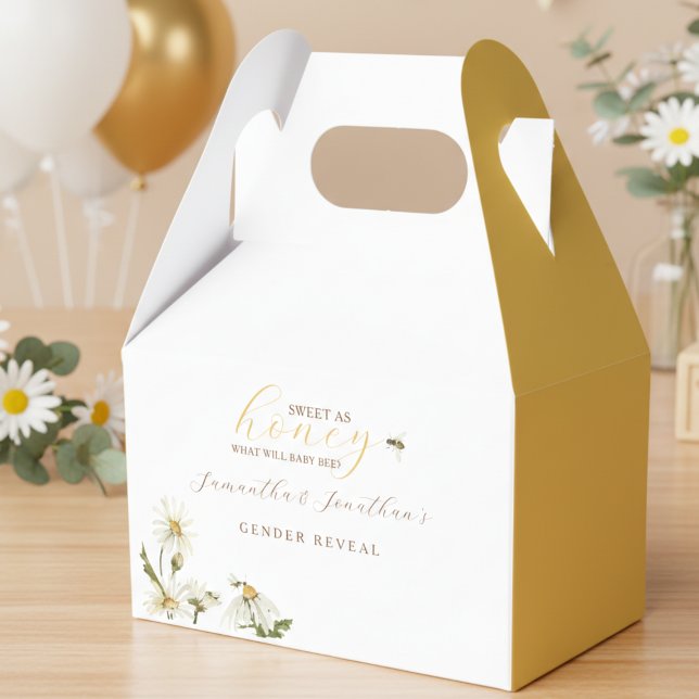 Ballotins What Will Baby Be Gender Reveal (Honey Bee Gender Reveal Favor Box)