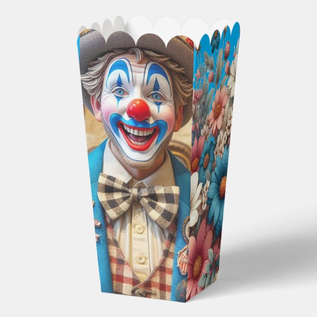 Ballotins Whimsical Popcorn Style Favor Box (Verso)