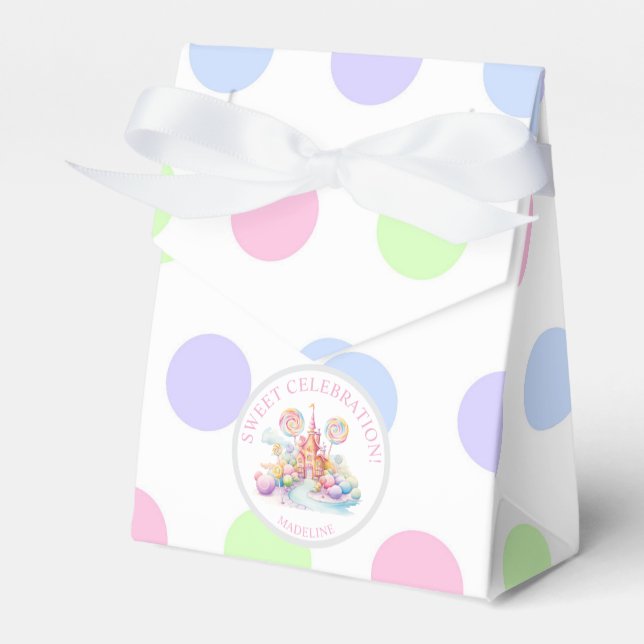 Ballotins Whimsical Watercolor Pastel Candyland Birthday (Verso)