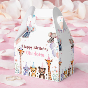 Ballotins Wild One Animaux mignons Ballons filles Anniversai