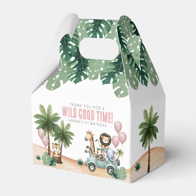 Ballotins Wild One Jungle Safari 1st Birthday Party (Verso)