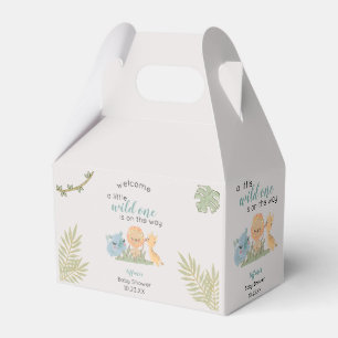 Ballotins Wild One Sur Le Chemin Safari Animaux Baby shower