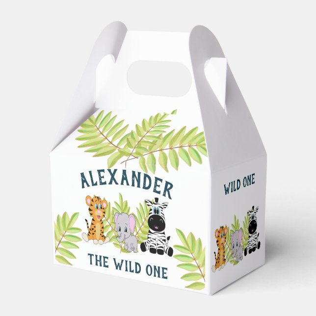 Ballotins Wild Un 1er anniversaire Animaux Merci (Verso)