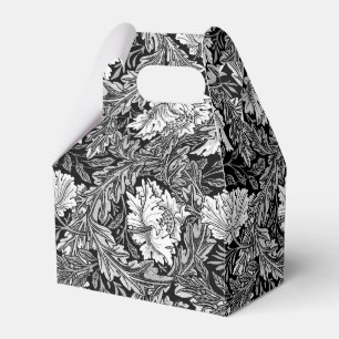 Ballotins William Morris Floral, Noir, Blanc & Gris
