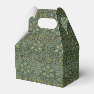 Ballotins William Morris Ispahan Vert sarcelle Floral Art