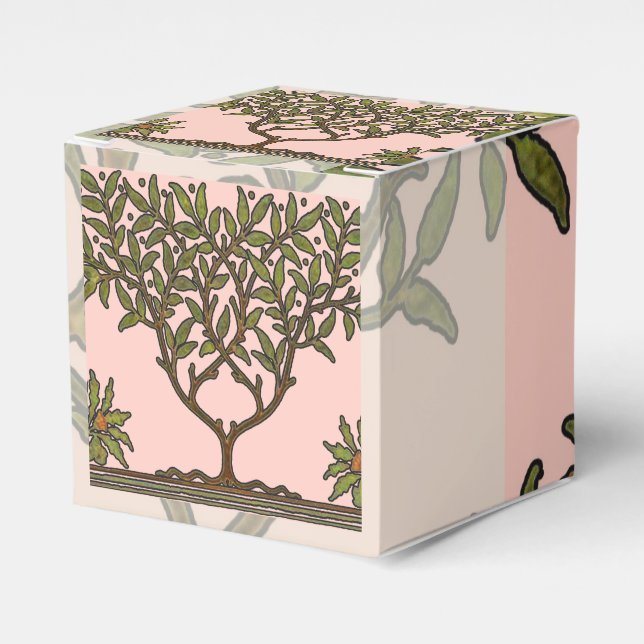 Ballotins William Morris Tree Frieze Fond d'écran floral (Verso)