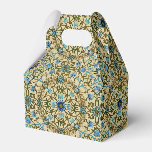 Ballotins William Morris Vintage Blue Motif Sans Couture