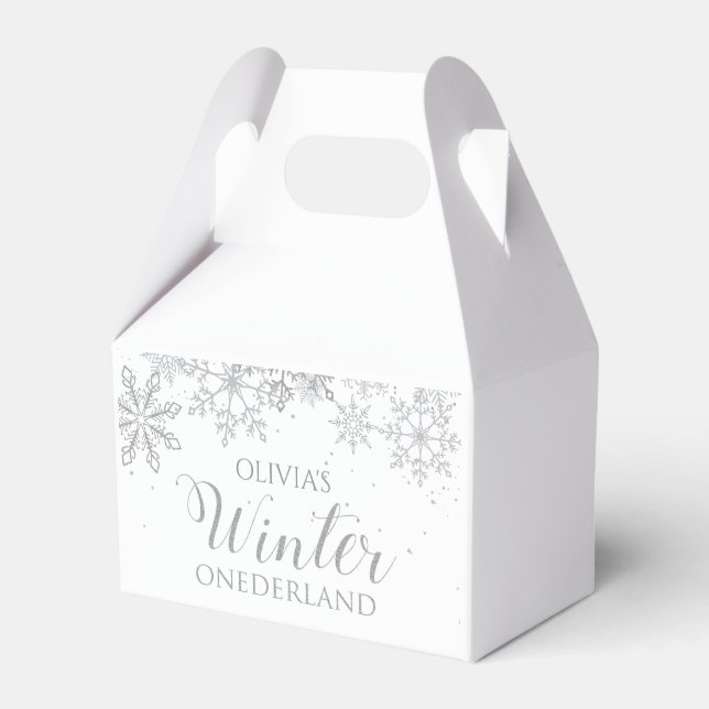 Ballotins Winter ONEderland 1er anniversaire flocon de neige (Verso)