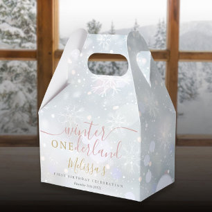 Ballotins Winter Onederland 1er Anniversaire Rose Et Or
