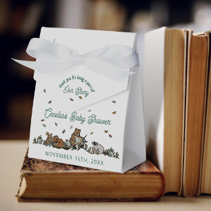 Ballotins Woodland Storybook Baby shower de message personne