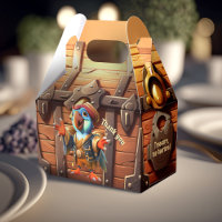 Yo-Ho-Ho Pirate trésor coffre pliable boîte cadeau
