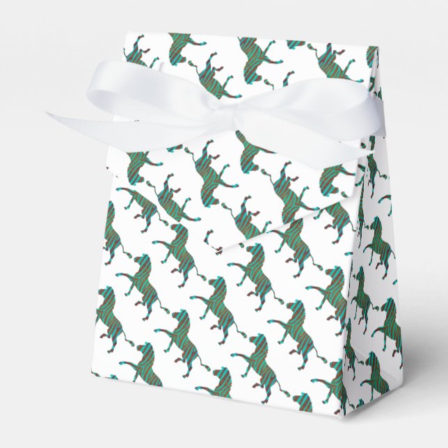 Ballotins Zebra Black et Green Print (Verso)