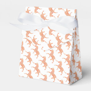 Ballotins Zebra Orange et Silhouette blanche