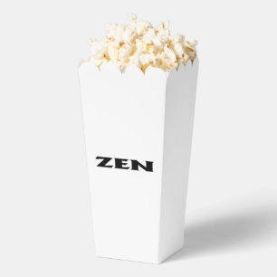 Ballotins Zen noir blanc boîtes à pop-corn