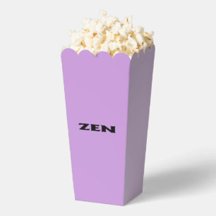 Ballotins Zen noir lilas boîtes popcorn