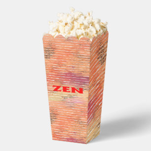 Ballotins Zen rouge roseaux boîtes à pop-corn