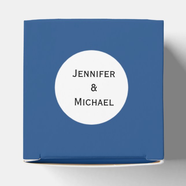 Ballotins Zone de cadeau Dice Texte Personnalisé | Modèle bl (Haut)