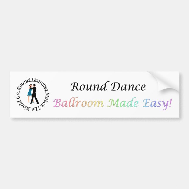 Ballroom Made Easy Bumper Sticker (Devant)