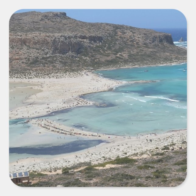 Balos Lagoon Stickers Plage Tropical (Devant)