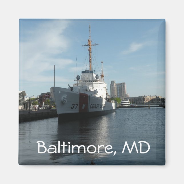 Baltimore, MD Magnet (Devant)