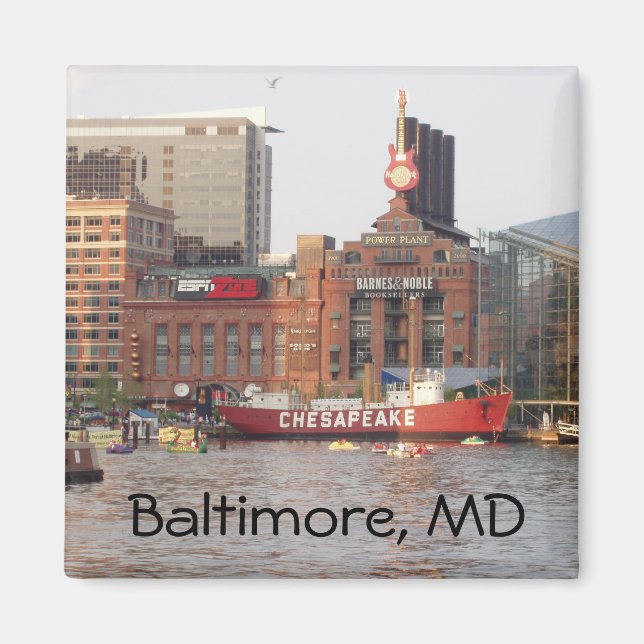 Baltimore, MD Magnet (Devant)