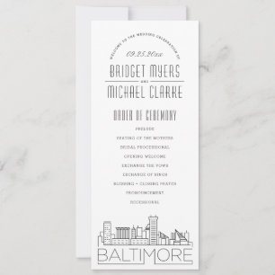 Baltimore   Programme Moderne de Mariage Déco
