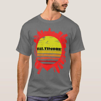 BALTIMORE SUN RISE CITY DESIGN TShirt