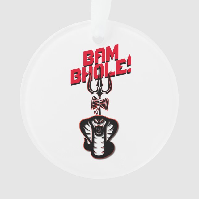 "BAM BHOLE" NAAG DE LORD SHIVA ET TRISHUL (devant)