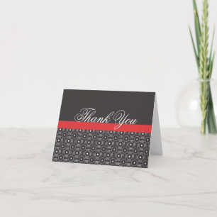 Bambara Black White Red Merci Notes Cartes