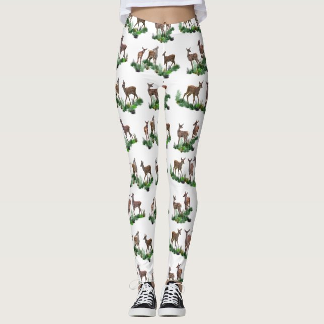 Bambi Meadow Leggings (choisissez la couleur) (Devant)