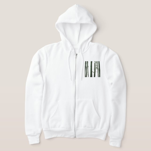 Bambou exotique Sweat - shirt à capuche Bella+Canv (Poser)