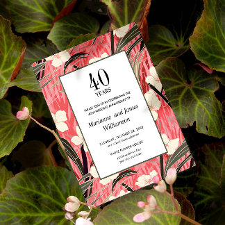 Bambou oriental Fleur japonaise 40ème anniversaire