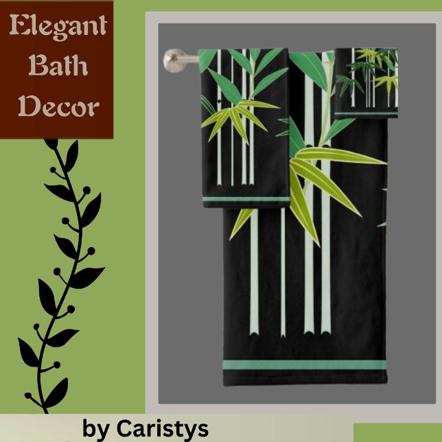 Bambou sur noir (Créateur téléchargé)