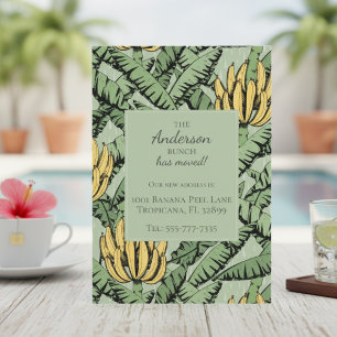 Banana Bunch Nouvelle Adresse Moving Faire-part Ca