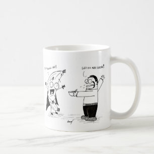 Banana Man Drôle Cartoon Mug