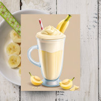 Banana Milkshake, carte postale de poste