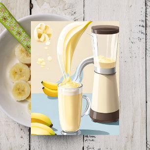 Banana Milkshake, carte postale de poste