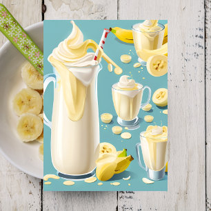 Banana Milkshake, carte postale de poste