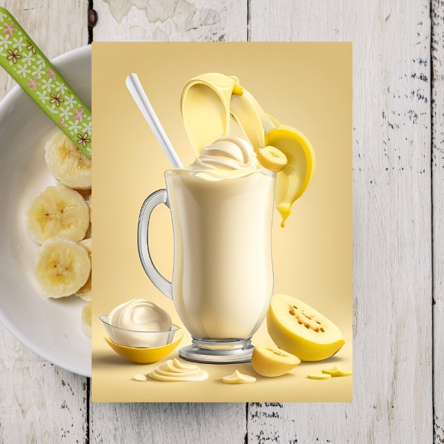 Banana Milkshake, carte postale de poste (Créateur téléchargé)