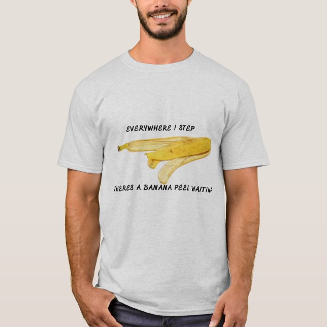 Banana peel T-shirt de base pour hommes (Devant)