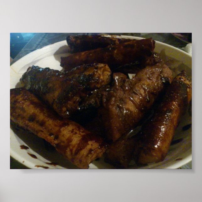 Banana Turon - Poster de dessert alimentaire phili (Devant)