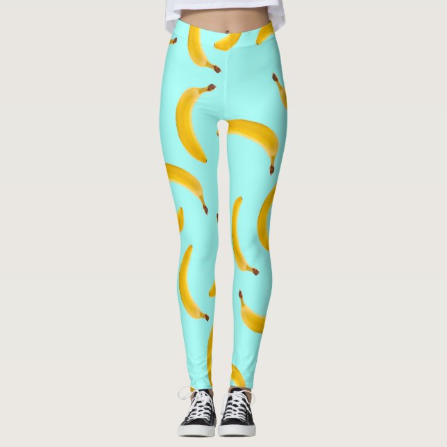 Banane avec leggings arrière - plans bleu clair (Devant)