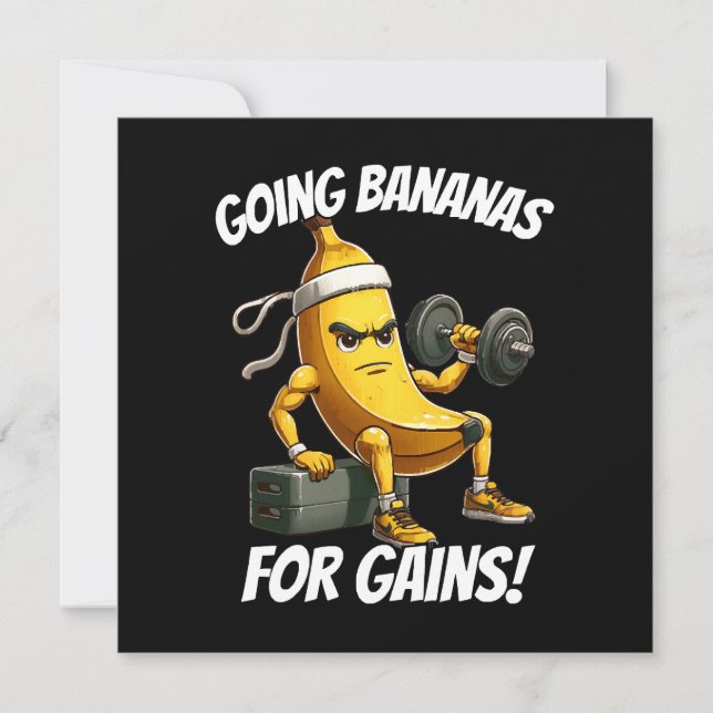 banane faisant de l'exercice (Devant)