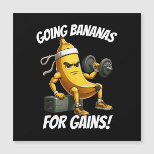 banane faisant de l'exercice