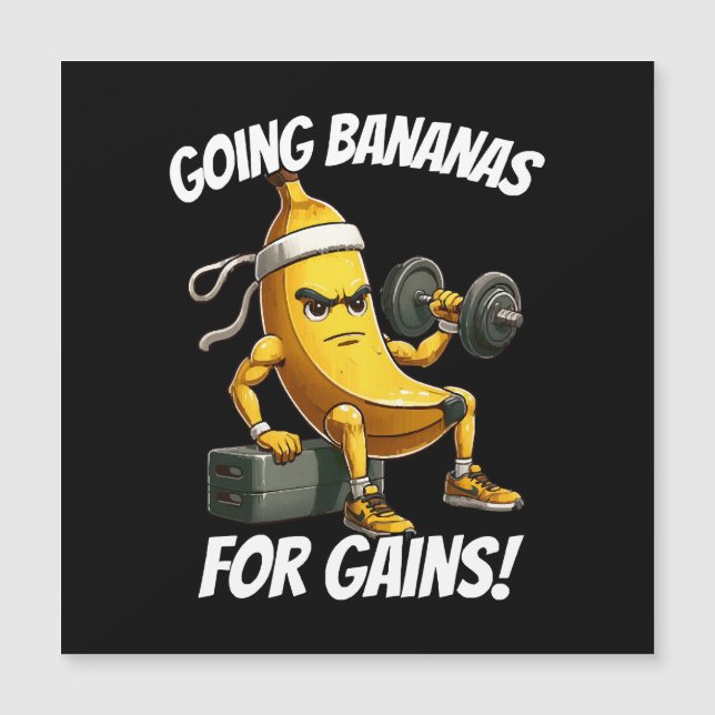 banane faisant de l'exercice (Devant)